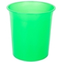 OLEF PAPELERA PLASTICO TRANSLUCIDO 16L VERDE PTRVE